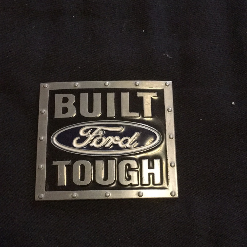 Built Ford Tough Belt Buckle